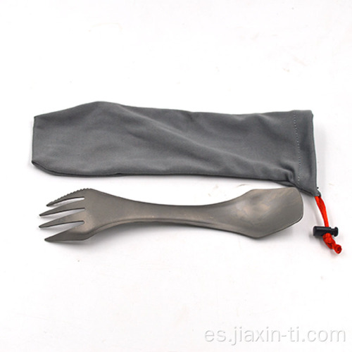 Titanio super fuerte 3 en 1 set Spork